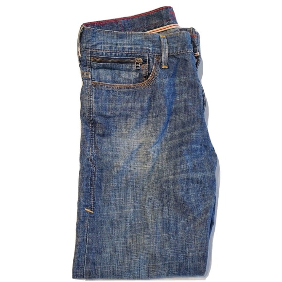 Rare Levi's Red Collection Jeans Distressed Zippered Pockets 34 X 30 - Picture 7 of 11